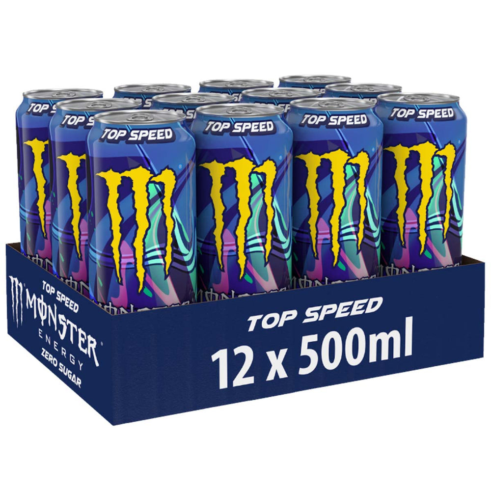 Monster Energy Top Speed Zero Sugar 12 x 500 ml