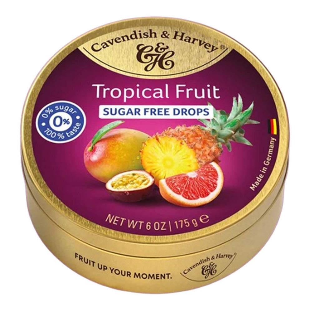 Cavendish & Harvey Tropical Fruits sugarfree Drops 9 x 175 g