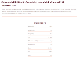 Coppenrath glutenfreies Sortiment - Probierpaket 8 Artikel 1,665 kg