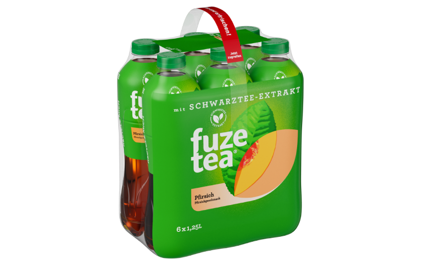Fuze Tea Schwarzer Tee Pfirsich 6 x 1,25 l