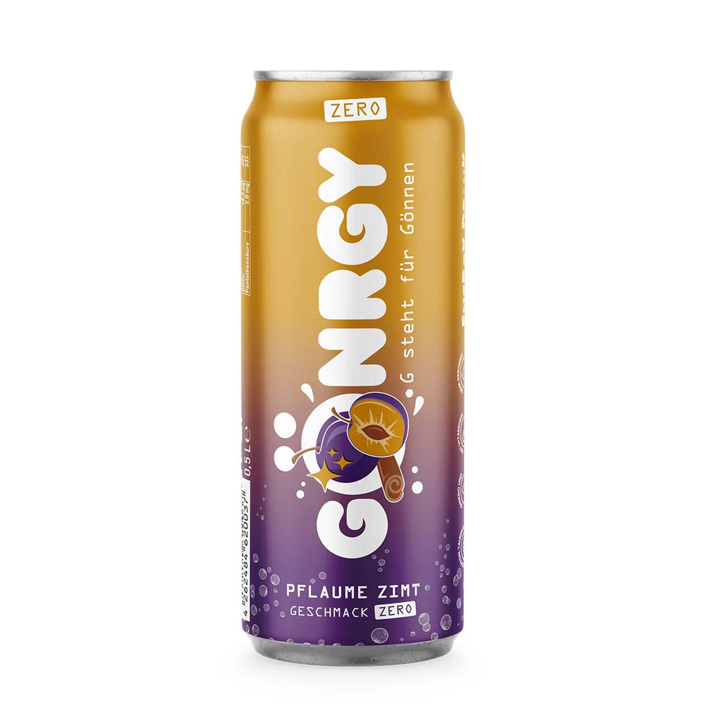 Gönrgy Energy Pflaume Zimt Zero 500 ml