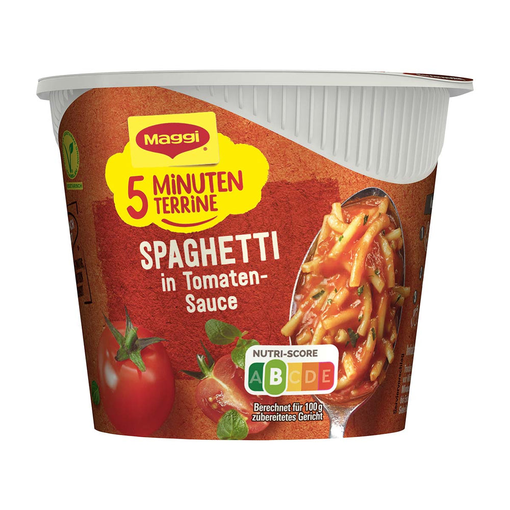 Maggi 5 Minuten Terrine Spaghetti in Tomaten-Sauce 60 g