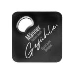 Flaschenöffner Untersetzer "Gefühle" (schwarz/weiß)