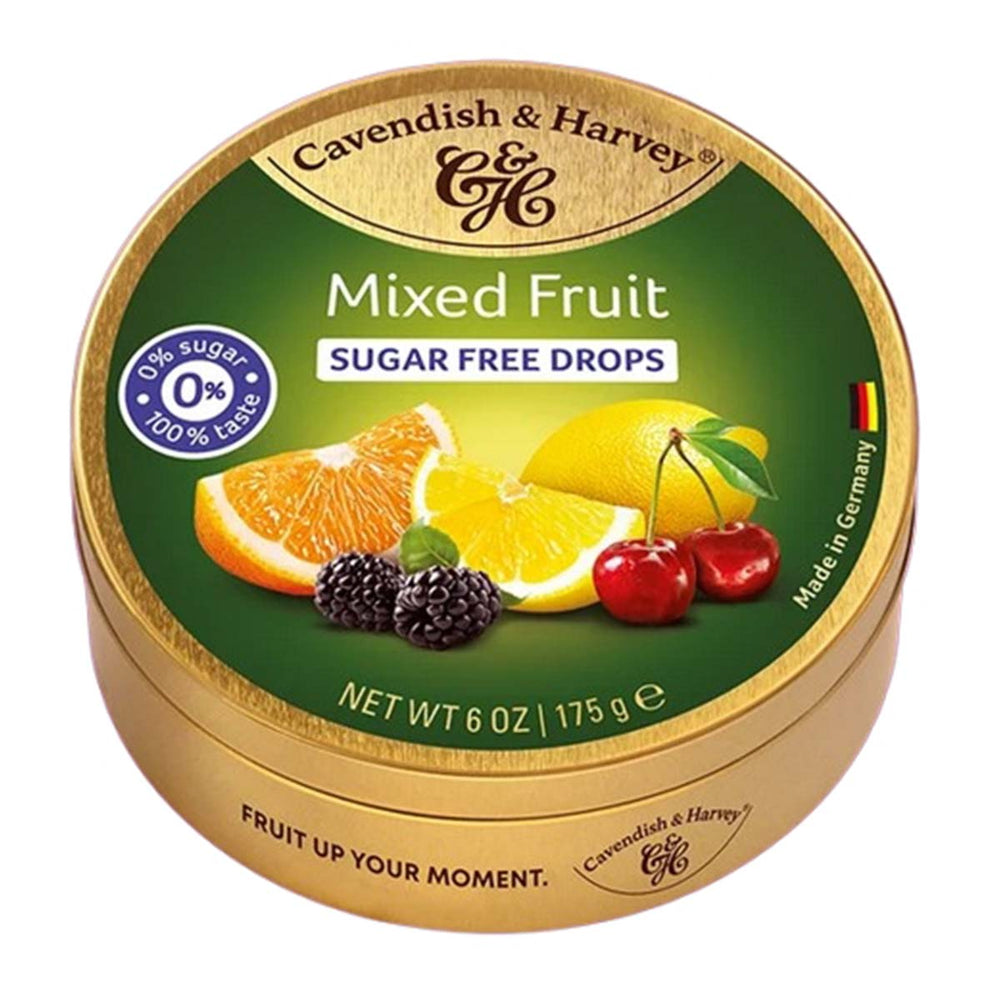 Cavendish & Harvey Mixed Fruit sugarfree Drops 9 x 175 g