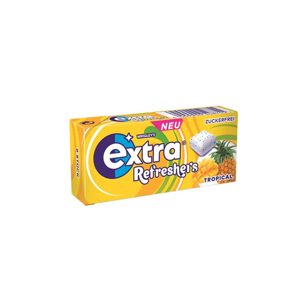 Wrigley's extra Refresher's zuckerfrei Tropical 1 x 8 ER (17 g) Packung