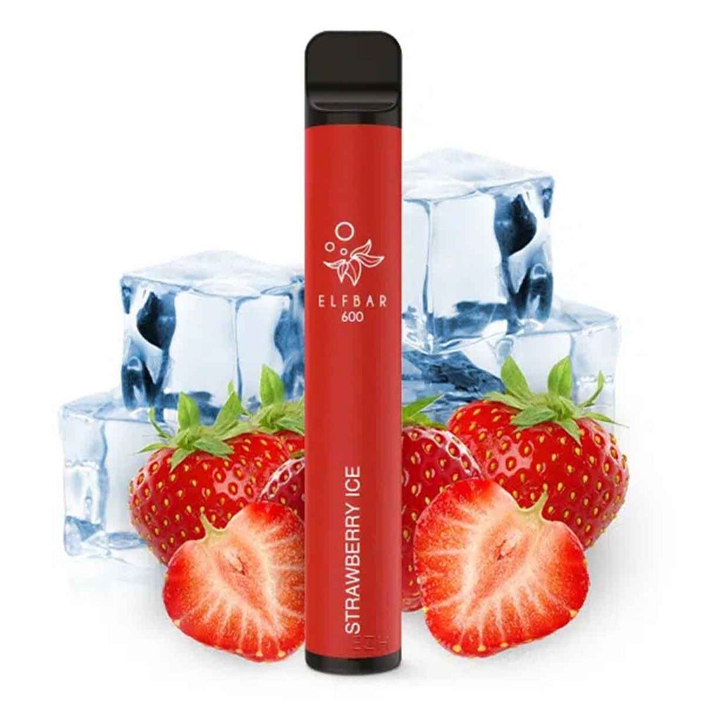 Elf Bar 600 Strawberry Ice E-Shisha (0 mg Nikotin)