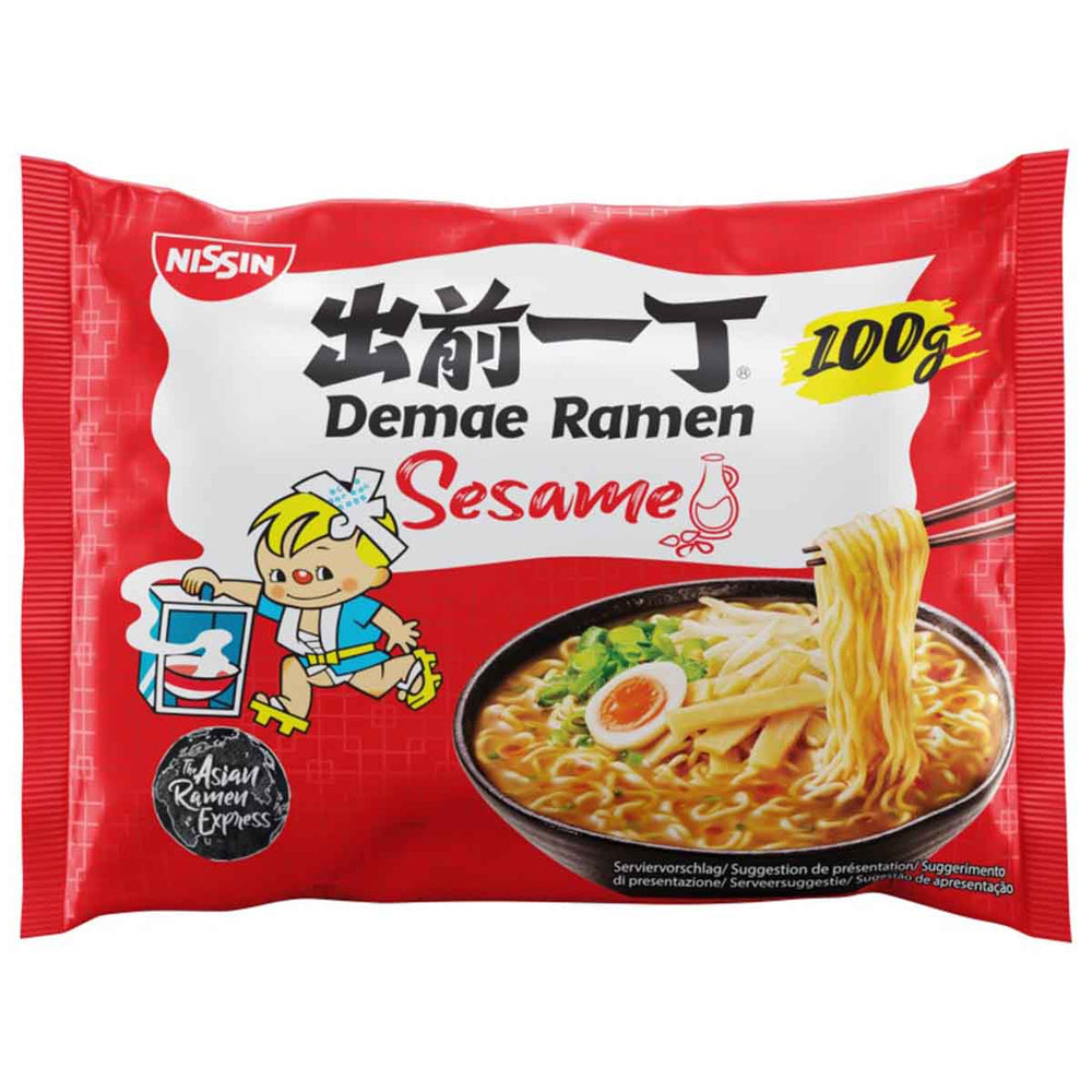 Nissin Demae Ramen Sesame Instantnudeln 10 x 100 g