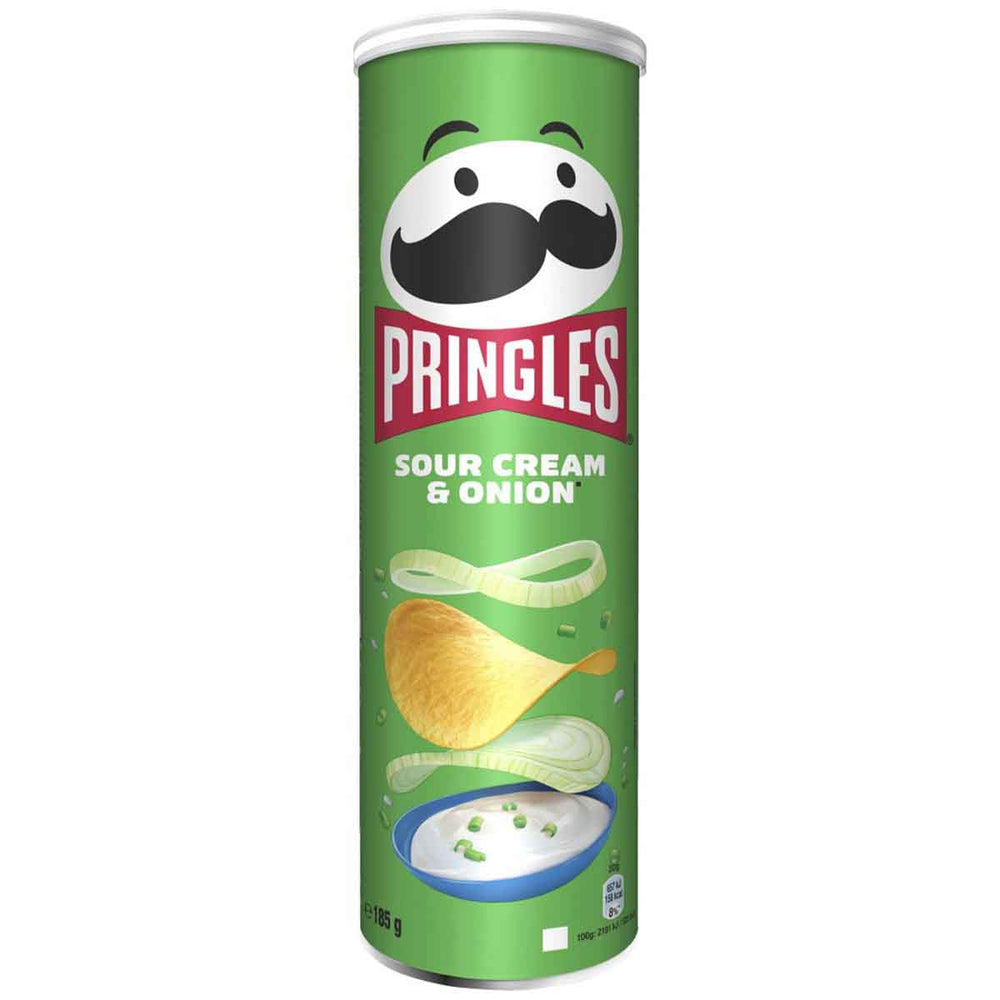Pringles Sour Cream & Onion grün 185 g