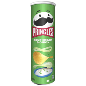 Pringles Sour Cream & Onion grün 185 g