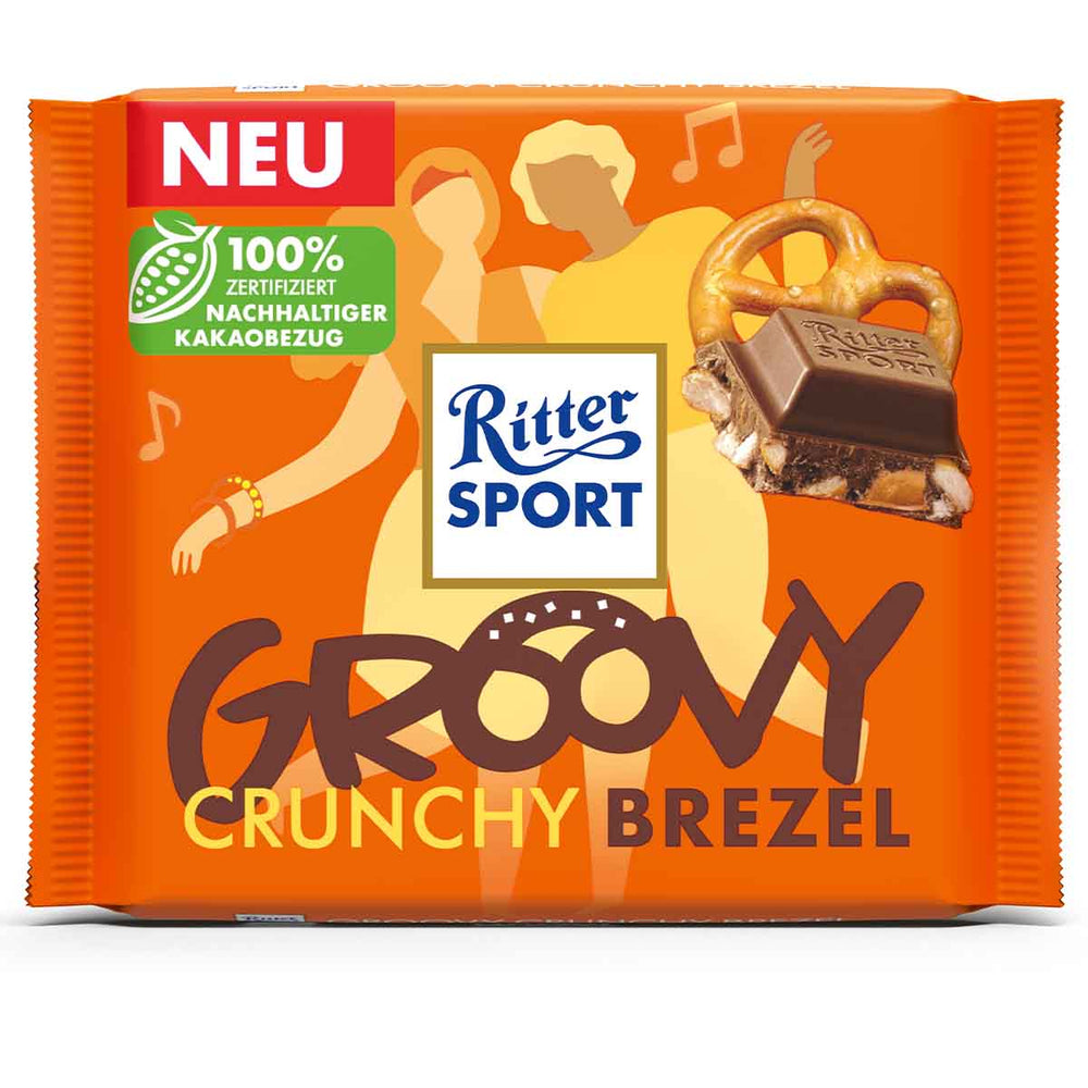 Ritter Sport Groovy Crunchy Brezel 100 g