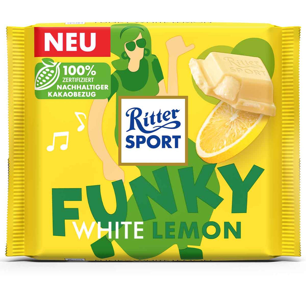 Ritter Sport Funky White Lemon 100 g