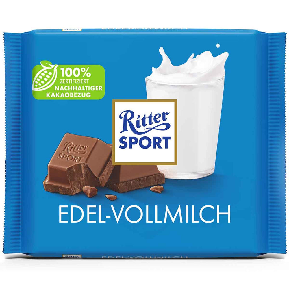 Ritter Sport Vielfalt Edel-Vollmilch 35 % Kakao