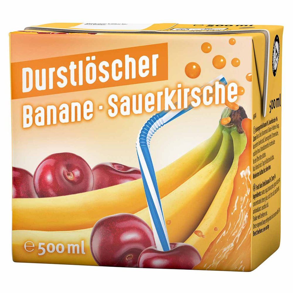 Durstlöscher Banane-Sauerkirsche