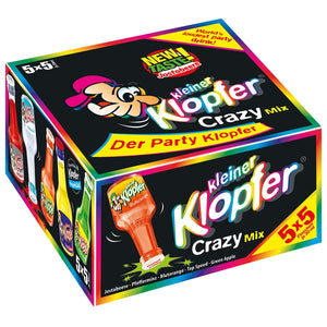 Kleiner Klopfer Crazy Mix 15-20% je 5 Fl. Green Apple, Pfefferminz, Blutorange,