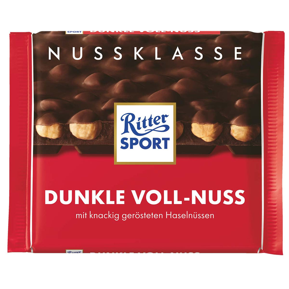 Ritter Sport Nussklasse Dunkle Voll-Nuss