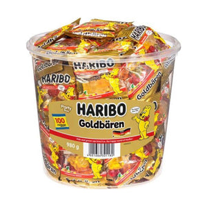 Haribo Goldbären Minibeutel Partybox 980 g